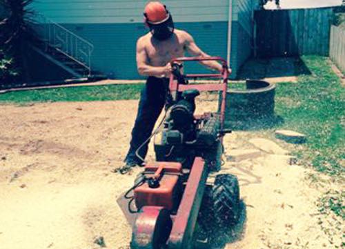 Stump grinding